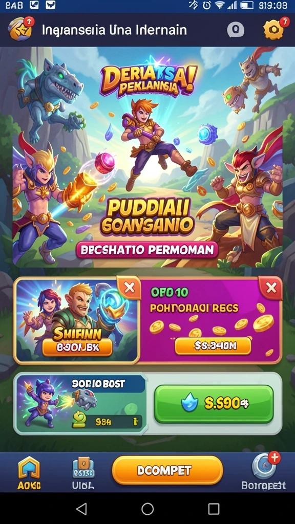 Tangkapan layar menampilkan mode multiplayer dengan teman.