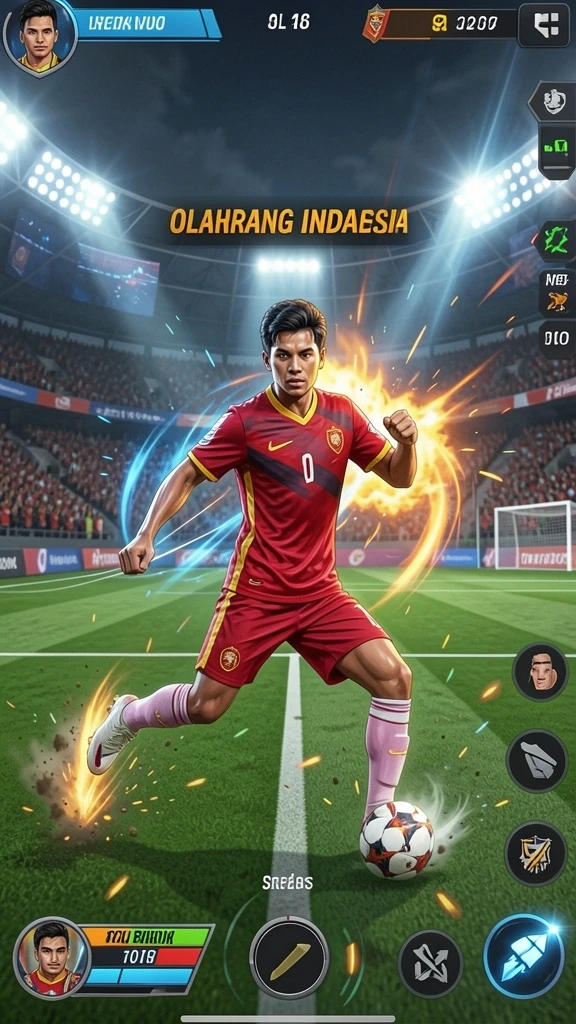 Screenshot dari item power-up yang kuat.