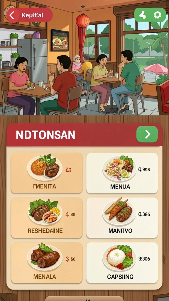 Sistem pertarungan yang dinamis dan interaktif.