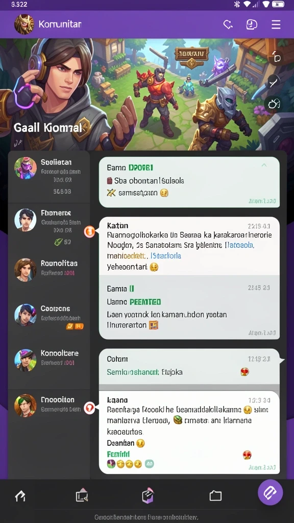 Karakter yang beragam dengan kemampuan unik.