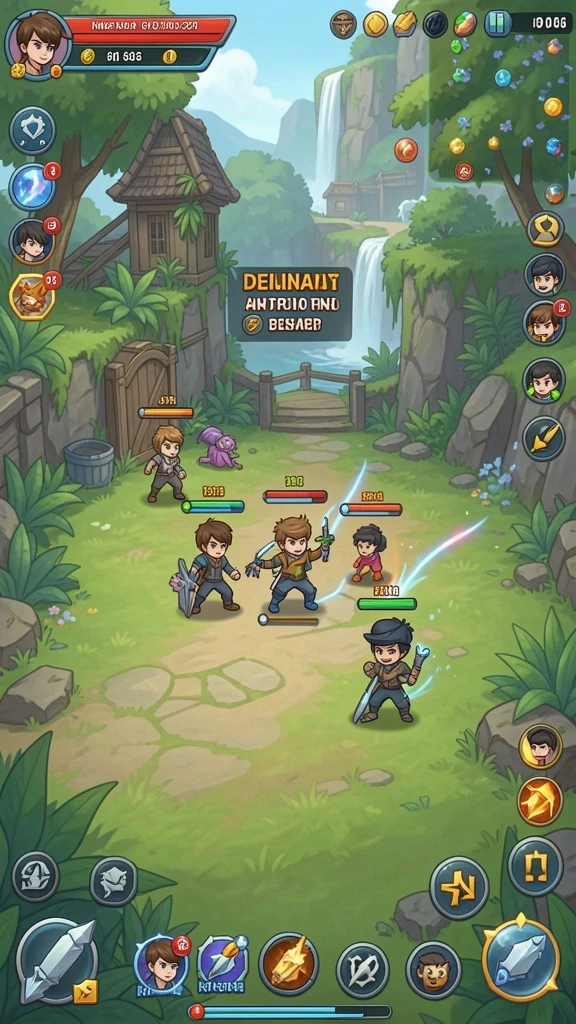 Tampilan awal game yang menggugah selera.