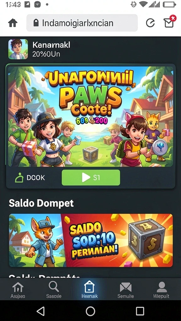 Pengalaman bermain multiplayer yang seru.