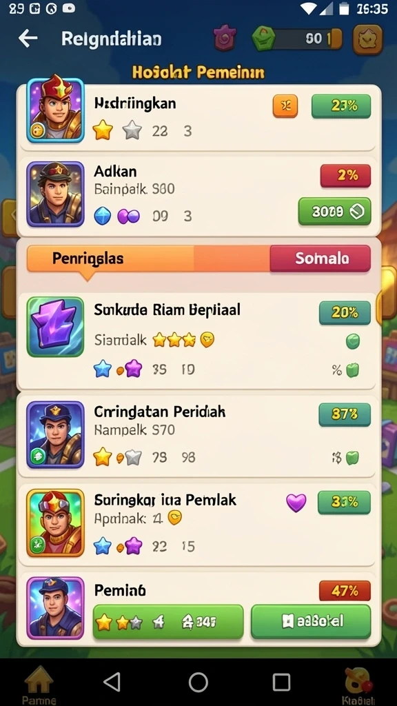 Fitur bonus menarik yang menambah pengalaman bermain.