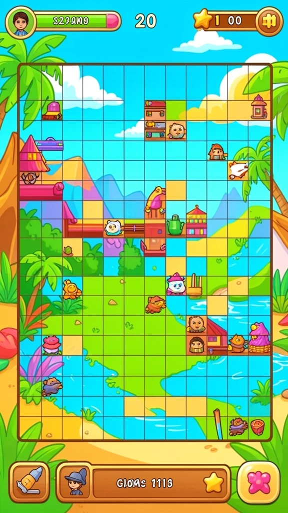 Screenshot menunjukkan tampilan grafis level yang menakjubkan.