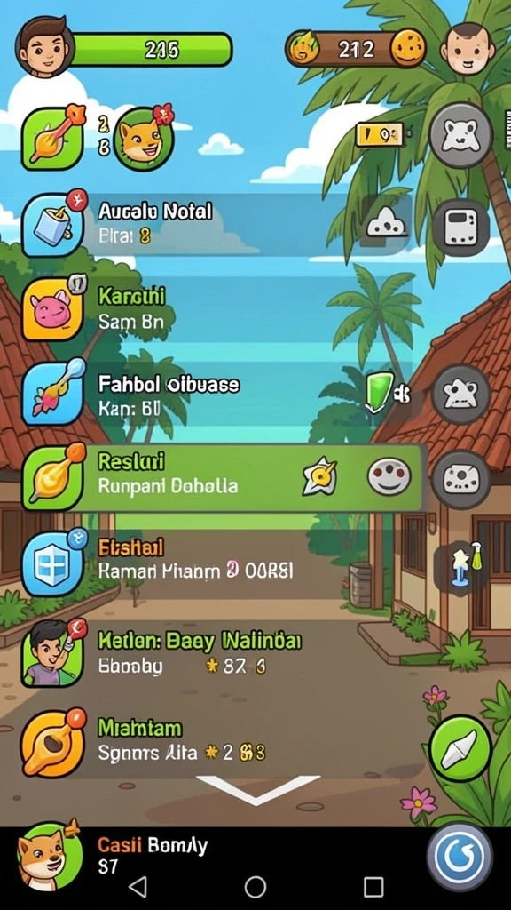 Tampilan awal aplikasi GARITOTO yang menarik.