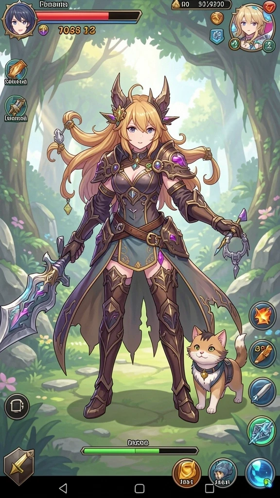 Karakter game dengan desain yang kreatif dan menghibur.