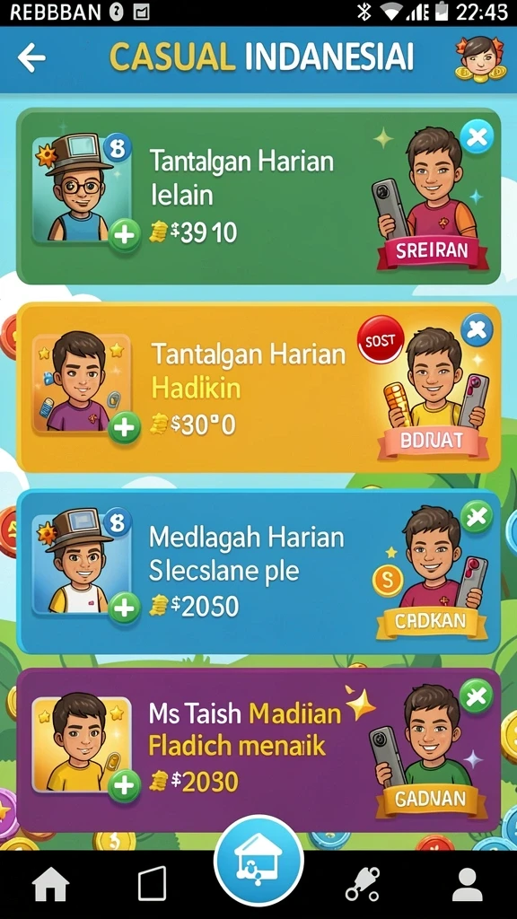 Grafis yang memukau dan efek suara menarik.