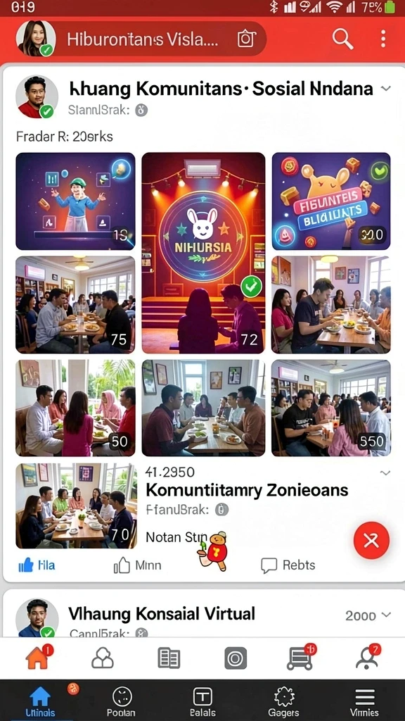 Screenshot menampilkan pemain berinteraksi dengan karakter NPC.