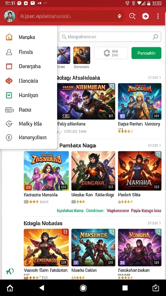 Tampilan antarmuka yang user-friendly