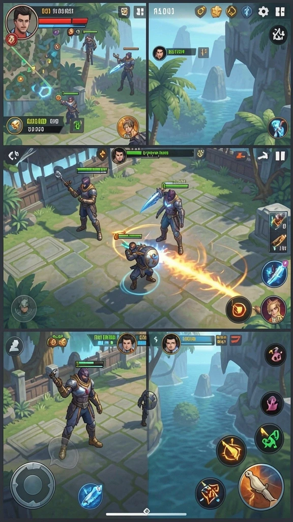 Tampilan awal game dengan grafis yang menawan.