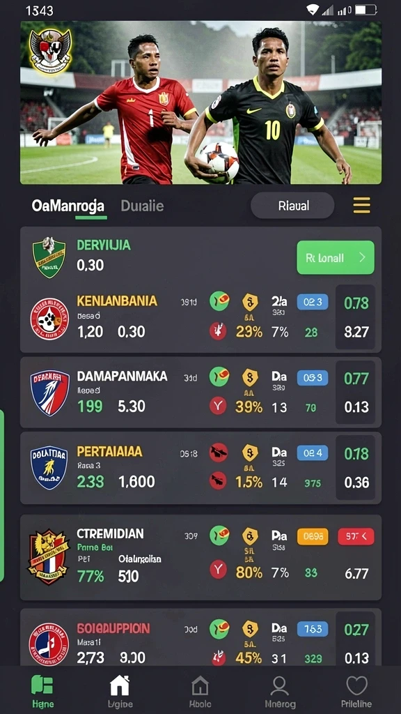 Tampilan utama yang menawan dari MR888.