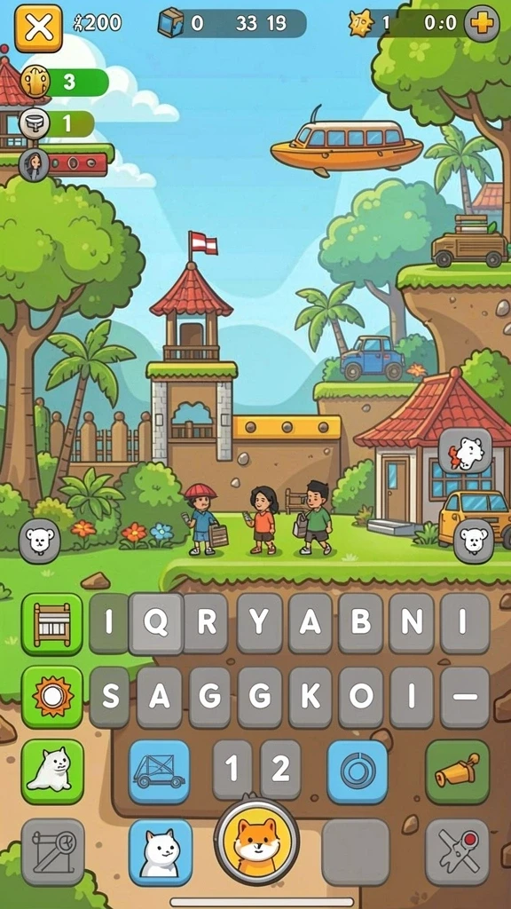 Karakter dan level yang beragam untuk dijelajahi.