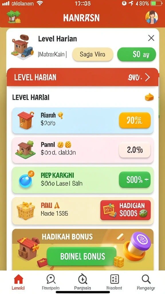 Beragam pilihan permainan togel yang tersedia.