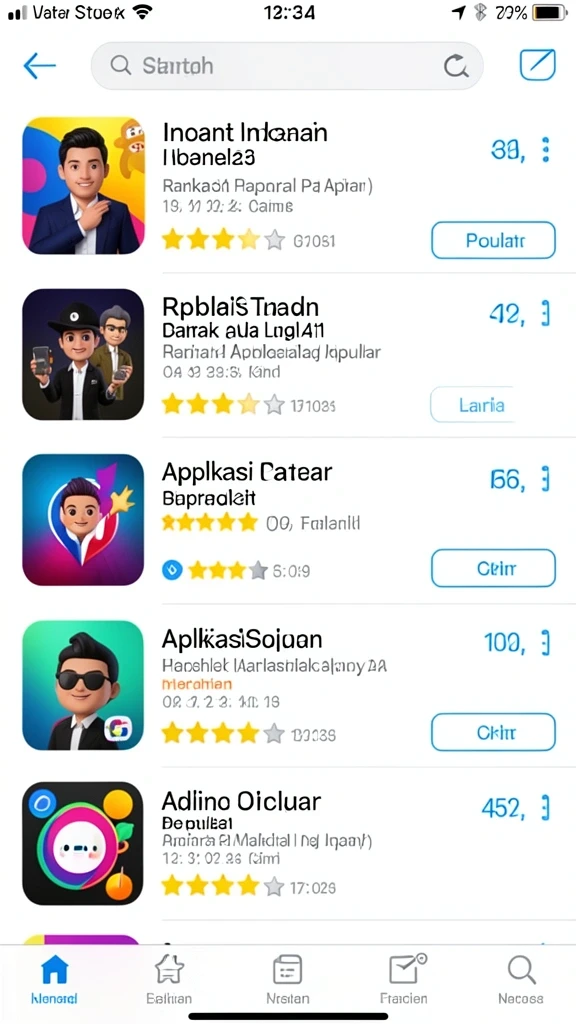 Karakter utama dalam aksi seru.