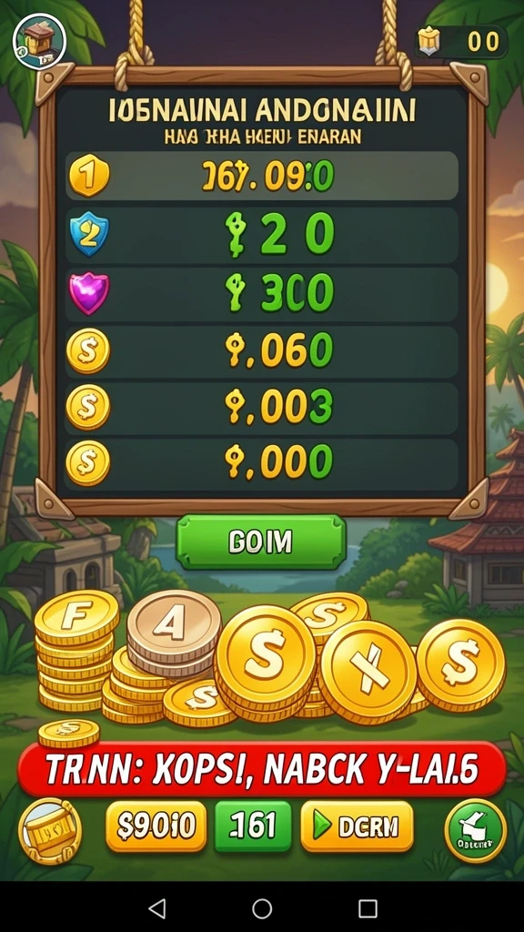 Screenshot saat karakter melakukan aksi menarik dalam permainan.