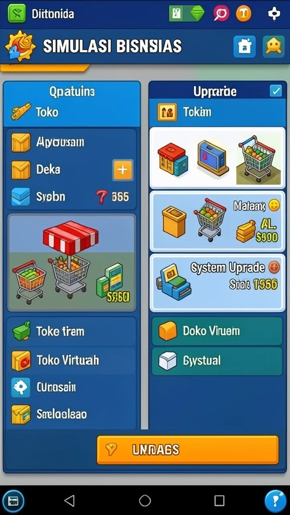Screenshot menunjukkan leaderboard dengan skor pemain.