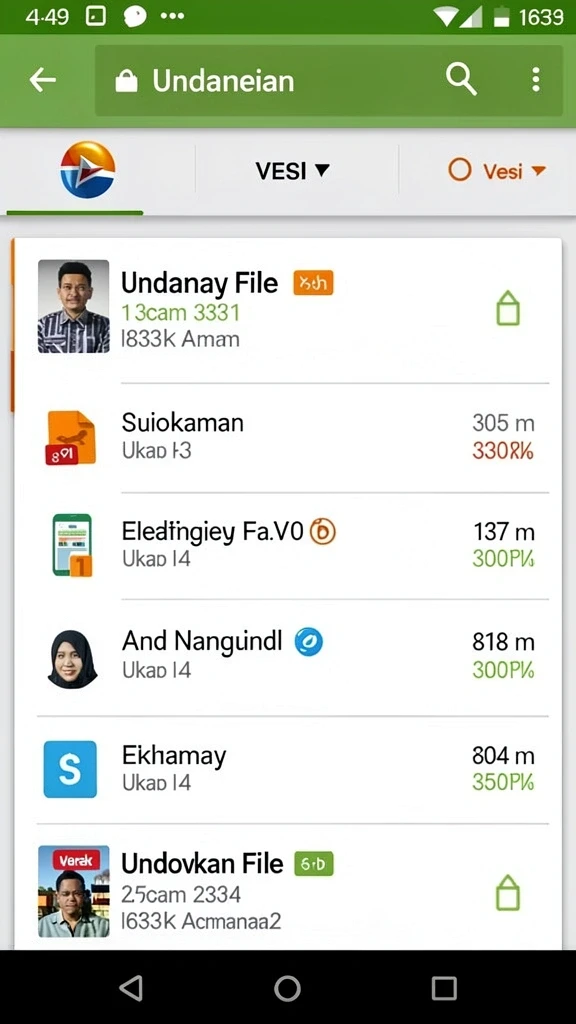 Tampilan antarmuka yang menarik dan intuitif.