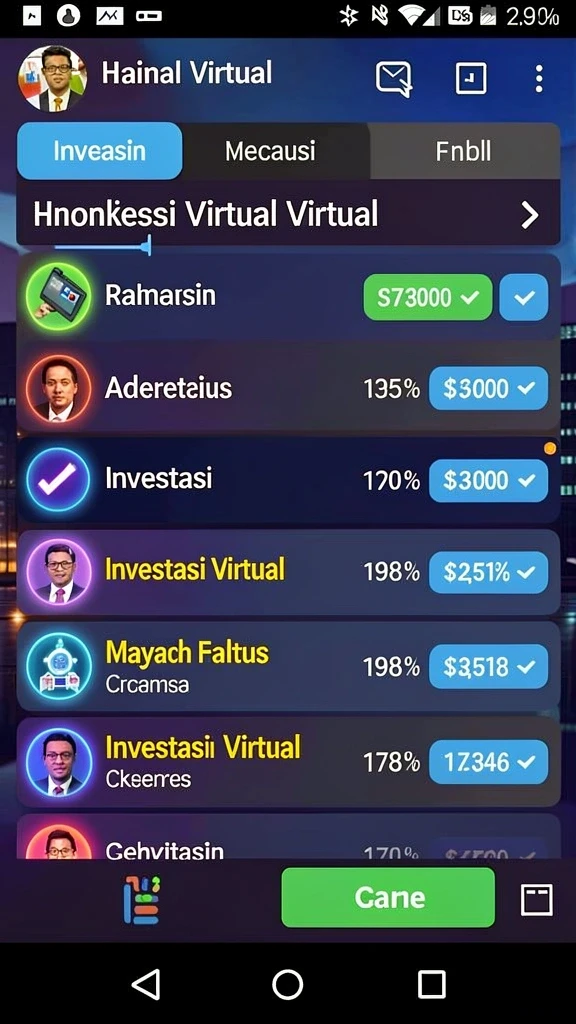 Screenshot saat pertarungan melawan musuh yang kuat.