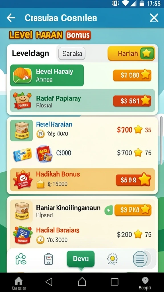 Karakter yang beragam dan dapat disesuaikan.