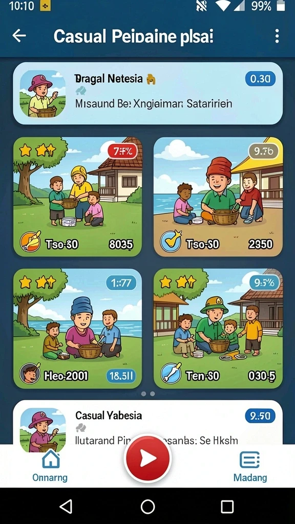 Tantangan seru menunggu di setiap level.