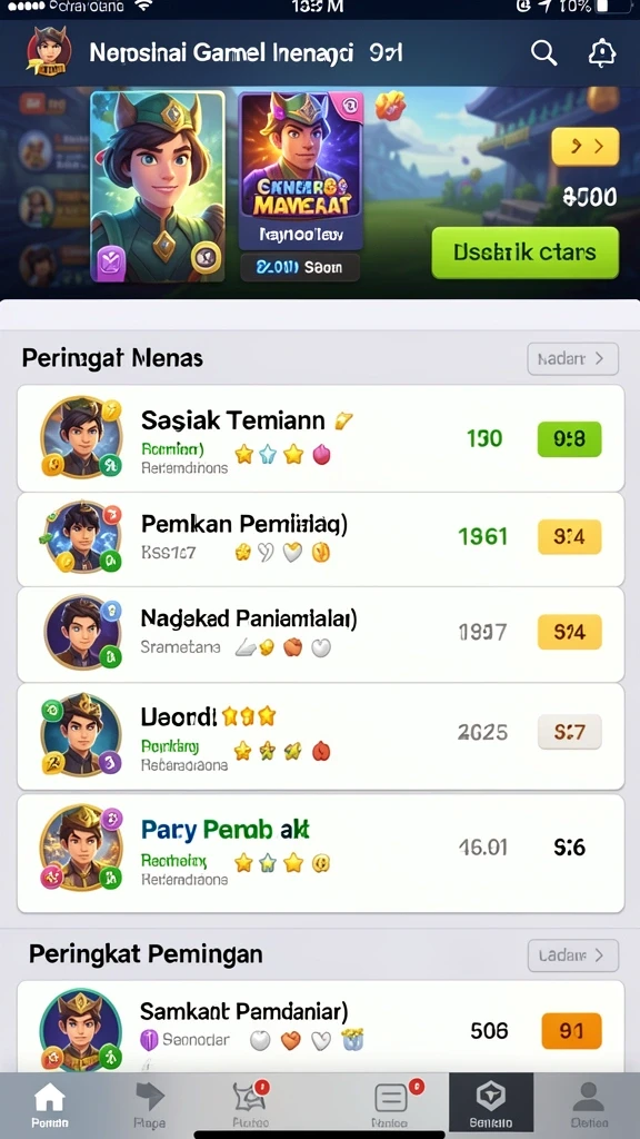 Karakter unik dengan kemampuan spesial yang berbeda.