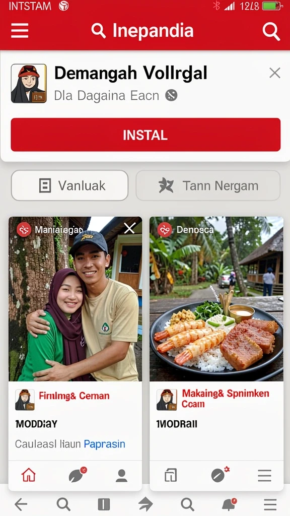 Tampilan antarmuka yang menarik dan mudah digunakan.