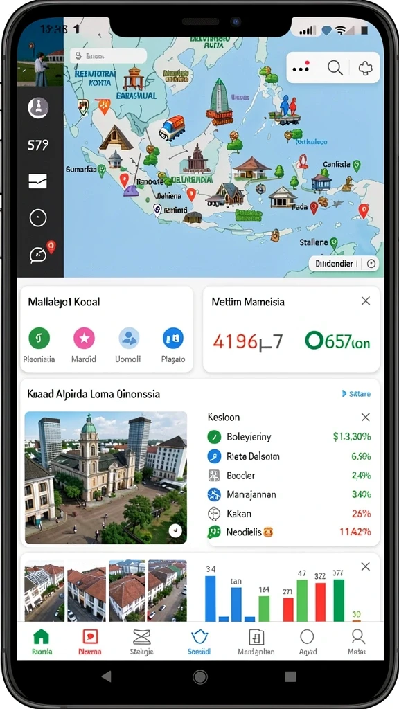 Tampilan karakter yang cantik dan detail.