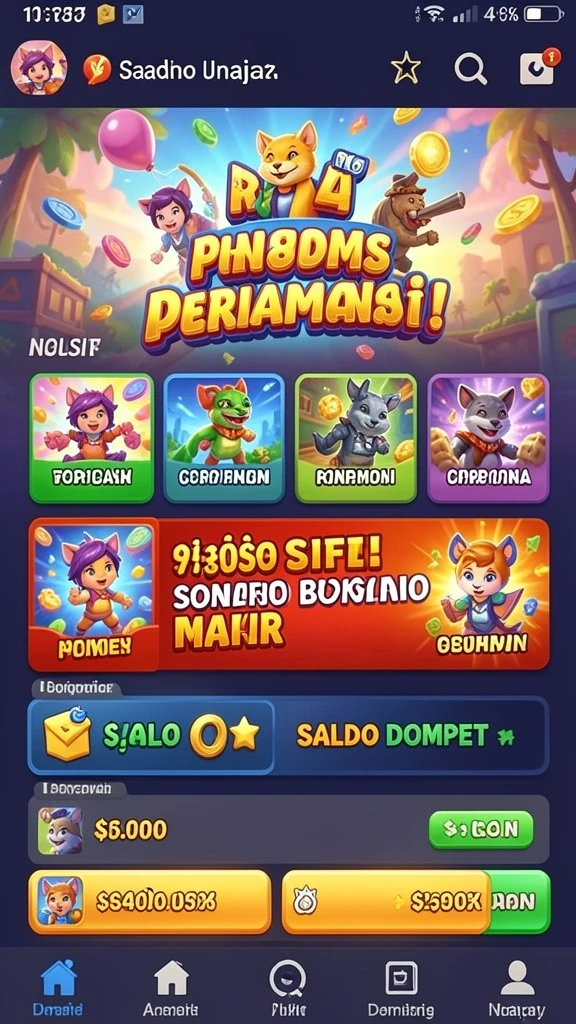 Berbagai level menantang yang siap untuk dijelajahi.