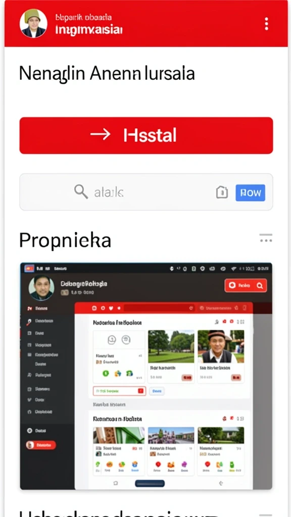 Tampilan menu utama yang menyenangkan dan intuitif.