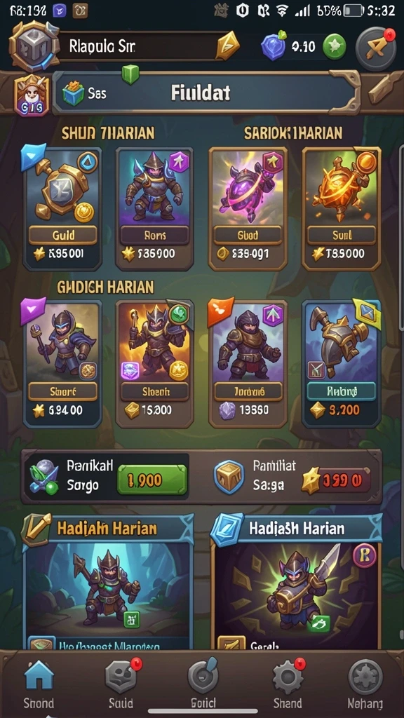 Screenshot fitur turnamen yang seru dan menantang.